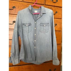 JCrew Women’s Denim Shirt Size M